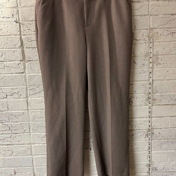 Charter Club Trouser Pants Brown 12 - Picture 2 of 11